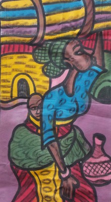 Product picture african women coming from farm