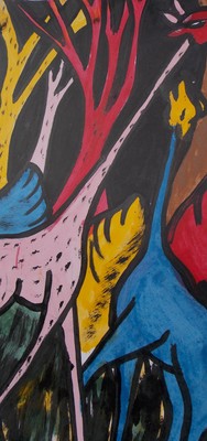 Product picture Giraffe in the bush,